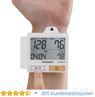 Panasonic EW-BW10 Blutdruckmessgerät für das Handgelenk