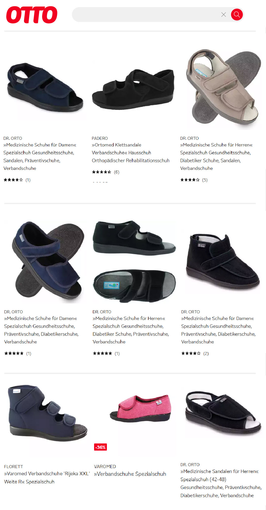 Gesundheits-Sandalen Angebote bei OTTO 30-01-2023