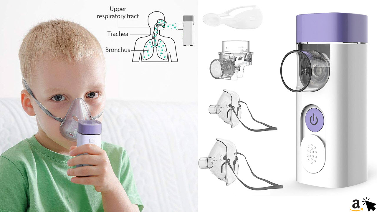 Aozzy tragbarer tragbarer Mini-Asthma-Inhalator-Vernebler 