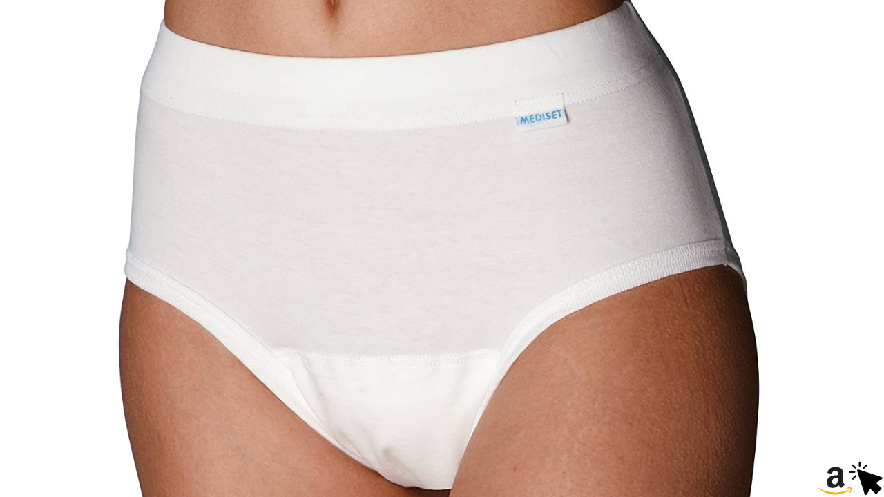 MEDISET Inkontinez-Slip für Damen bei leichter bis mittlerer Inkontinenz mit eingearbeiteter Saugeinlage