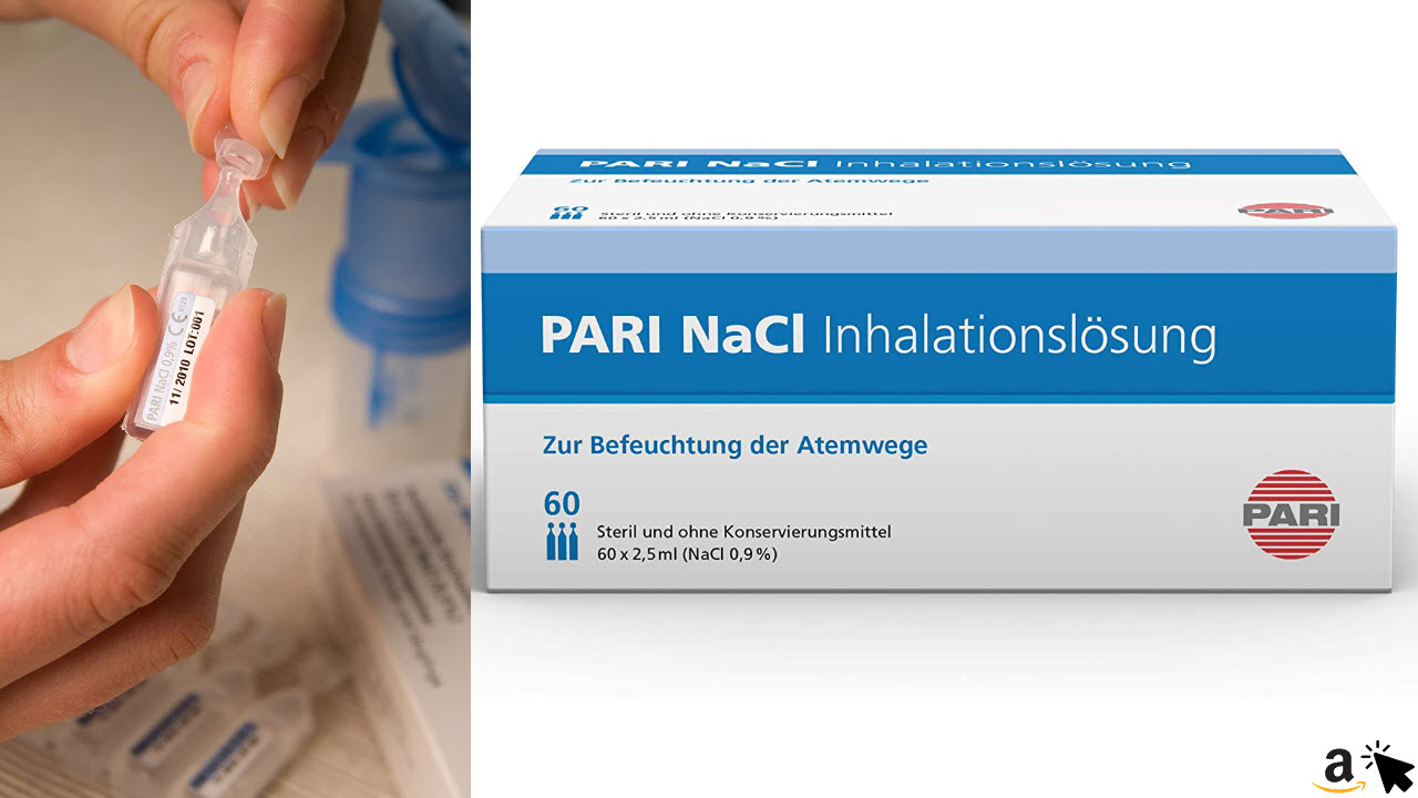 Pari NaCl Inhalationslösung für Vernebler 60 Ampullen