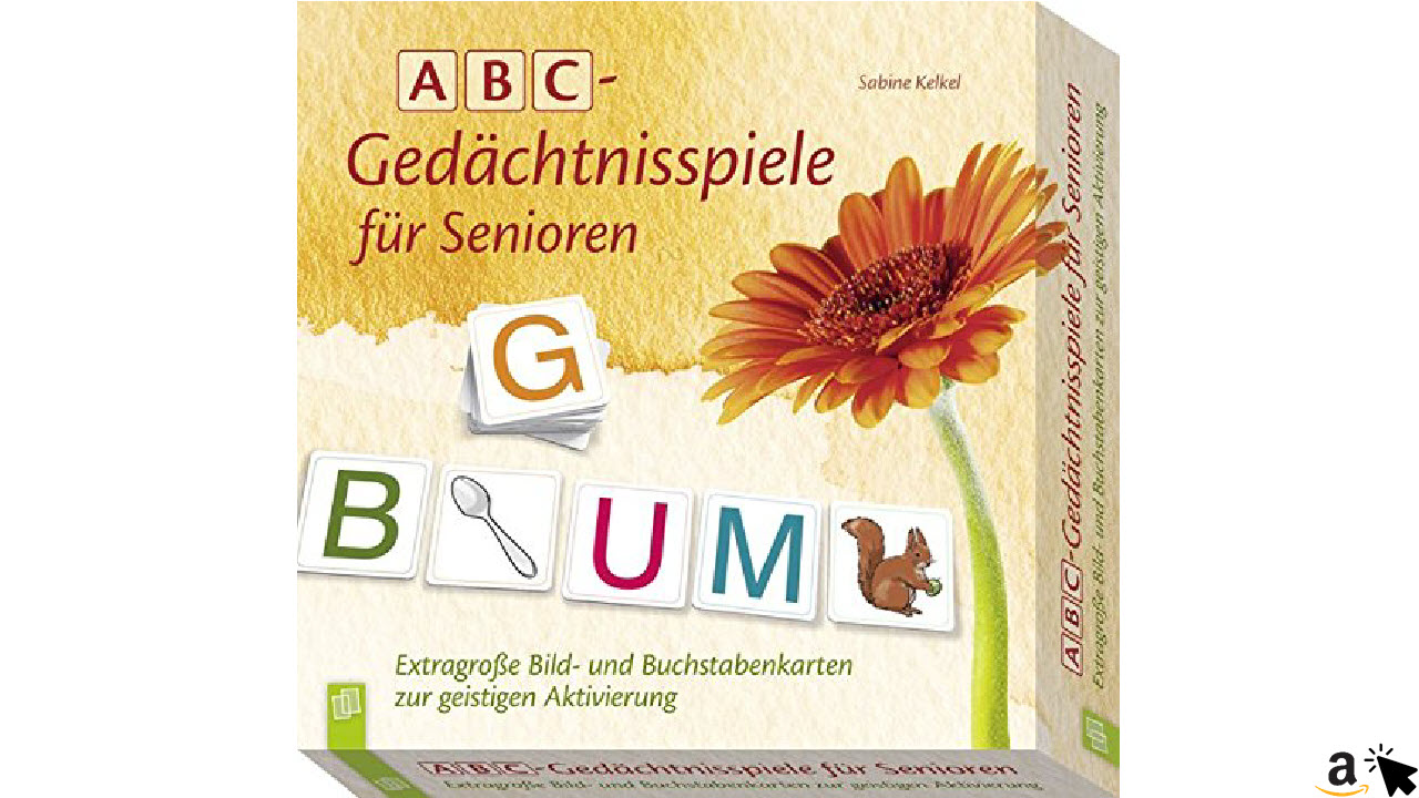 Verlag an der Ruhr GmbH ABC - Gedächtnisspiele für Senioren - Extragroße Bild- und Buchstabenkarten zur geistigen Aktivierung